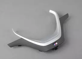BMW F20 F21 vairo ratlankio dangtelis Juodas Pearl Chrome originalus 32307845876