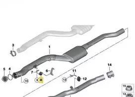 BMW F01 F01 F02 F06 F07 F10 F11 F11 F12 F13 F30 F31 Guma montavimo originali 18208570088