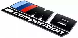 BMW 8' F91 F92 M8 Competition Galinis juodas ženkliukas bagažinės emblema 51148098328 Originali