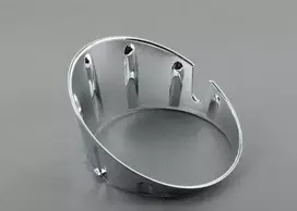 BMW MINI R55 R55 R56 R57 R58 R59 Priekinio bamperio rūko žibinto dangtelis Chrome kairė originali 51117248791