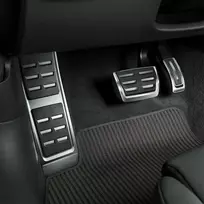 VAG Audi A6 A7 4K Nerūdijančio plieno pedalai ir kojų atrama 4K1064205A Originali