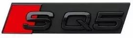 VAG Audi SQ5 emblema su grotelių logotipu, juoda, originali 80A071805