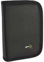 Penalas CoolForSchool, 205x140x45 mm, su 2-iem atverčiamais skyriais, juodos sp.