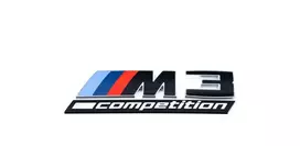 BMW G80 G81 M3 Sedan Touring Galinio Spynelės Ženklo Juodas Originalus 51147907774