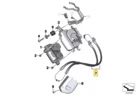 Bmw S 1000 Rr S 1000 R S 1000 Xr Išmetimo Vožtuvo Stiklinio Kablio Rinkinys Originalus 18518561751
