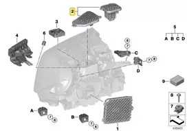 Bmw X1 F48 Lci 2018 2019 Kairysis Led Ženklas Originalus 63119477819