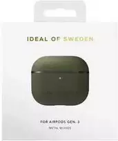 Woods „Ideal of Sweden Atelier Airpods dėklas Gen 3“ metalinis medinis ausinių dėklas