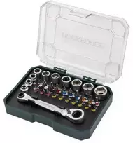 Rockforce Wmc ROCKFORCE ANTGALIŲ IR GALVUČIŲ RINKINYS 31 vnt. 1/4″