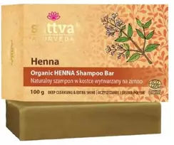 Kietasis šampūnas Henna, ekologiškas, Sattva Ayurveda, 100g