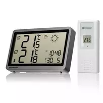 BRESSER namų meteorologinė stotelė MeteoTemp HZ antracito spalvos