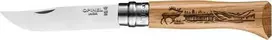 "Opinel" peilis 8 inox ąžuolas Animal series - elnias