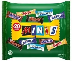 Mars Šokoladinai saldainiai MIXED MINIS Krepšys, 400g