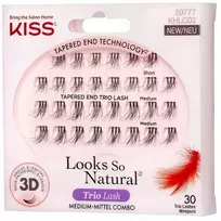 KISS atrodo taip natūraliai dirbtinių blakstienų kuokšteliai – Trio Lash 3D 1 pak.
