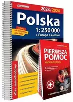 Dom Wydawniczy Pwn Lenkijos kelių atlasas 1:250 000