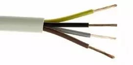 Pozostali OWY kabelis 4x0.75mm2 300/500V H05VV-F baltas ritė 100m
