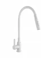 Invena Dalis virtuvės maišytuvas, baltas BZ-64-002-L