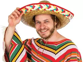 Sombrero skrybėlė spalvota