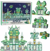 Lean Toys Magnetiniai konstruktoriai vaikams 172 dalys
