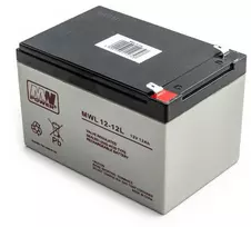 Akumuliatorius AGM MW Power MWL 12-12L 12V 12Ah iki UPS APC, Ever, Fideltronik, Eatonoms Powerware, Aliarmui
