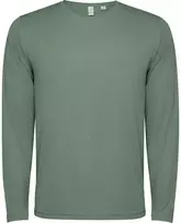 Roly Unisex ilgarankoviai techniniai marškinėliai ESTORIL L/S Laurel žalias