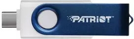 Patriot Memory 64GB Xporter X550 USB atmintinė su dviguba USB A+C jungtimi (PS64GX550AAD) Baltas, Mėlyna