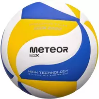 Tinklinio kamuolys Meteor Max 2000, mėlynas/geltonas/baltas