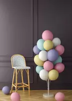Balionų plastikinis stovas 19 balionų 160 cm