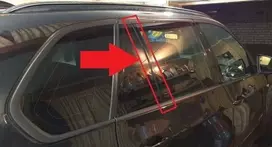 BMW NAUJA OEM X5 E70 GALINIO DURŲ LANGO GIDAS APPLIQUE PANELE KAPOTĖS Juodas DEŠINĖS