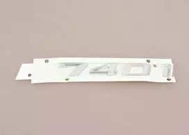 Originalus BMW F01 F01N bagažinės dangčio 740i emblema ženklelis logotipas OEM 51147187123