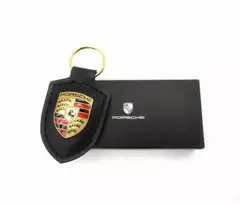 "Porsche" odinis raktų pakabukas raktų pakabukas emblema juodas herbas originalus WAP0500900E