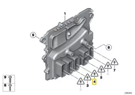 Originalus BMW X1 X3 X5 X6 E70 E71 E82 E84 E88 Lizdo korpusas 48-pin 12527577868