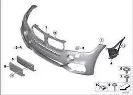 Originalus BMW X5 F15 dangtelio purkštukas paruoštas O/S 51118059938