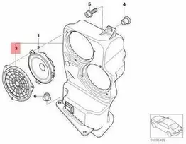 NAUJA OEM BMW X5 E53 Garsiakalbio Dangtelio Tinklelis 65136904241