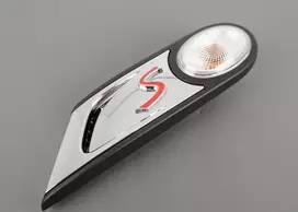 BMW papildomas posūkio signalas, kairysis baltas 63132751969