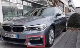 Naujas originalus BMW 5 serijos G30 G31 atviras grotelių kairysis oro įsiurbimas 8064963 OEM