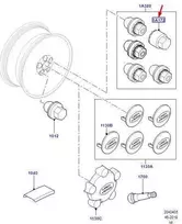 LAND ROVER DEFENDER L663 Ratlankio varžto raktas Adapteris LR133518 NAUJAS ORIGINALUS