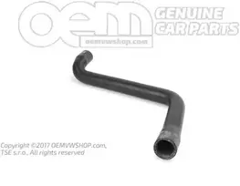 VAG Originalus Volkswagen aušinimo žarna NOS Golf Jetta Rabbit Cabrio 1E 1H 1H0121101B