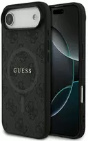 GUESS dėklas, skirtas IPHONE 17 Air, suderinamas su MagSafe GUHMP17MG4GFRK (PU 4G Ring Classic Logo) juodas