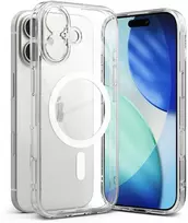 Ringke Fusion Magnetic MagSafe dėklas skirtas Apple iPhone 17 – skaidrus