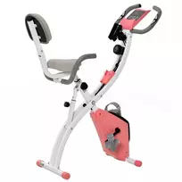 "HOMCOM" dviratis treniruoklis "X-Bike 2-in-1" LCD ekranas su 8 reguliuojamais magnetinio pasipriešinimo lygiais