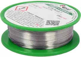 0.5 mm be švino litavimo viela su fliuso šerdimi, 100 g ritinėlis elektronikai