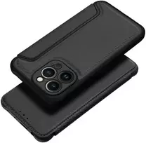 OEM atverčiamas dėklas iPhone 17 PRO MAX / 18 PRO MAX Razor Book juodas