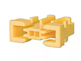 VAG Flat Kontaktas Būsto 2 Pin Geltonas Originalus 1H0972479