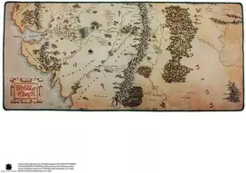 Distrineo Sas Distrineo The Lord of the Rings - Pelės kilimėlis - Middle-earth Map | 80 x 35 x 0.3 cm