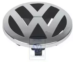 VW Chromo Juodas Emblemė VAG Volkswagen LT 2D 1997 2007 Originalus 2D0853600ULM