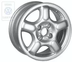 Vag Polo 6N 6N2 1995 2002 Alavo Ratas Chromo Danga Metalas Originalus 6N0601025D091