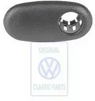 VAG Rožė Satin Juoda Caddy Mk2 Golf Mk3 Polo Classic Originalus 1H086839201C