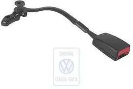 Vag Seat Belt Buckle Satin Juodas Passat B5 GP 2003 2005 Originalus 3B0858471PFCN