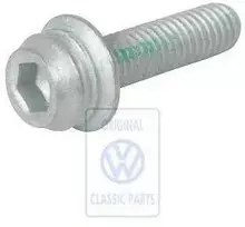 Vag M6x22 Varstas Sraigto Galvos Su Vidiniu Daugiataškio Galva Jetta Mk5 Polo 6N Originalus N90837201