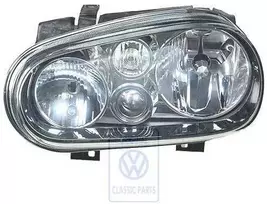 Vag Dviguba Halogeno Žibintas Golf Mk4 2002 2006 Originalus 1J2941017G